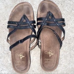 Dansko Jenelle Slip-On Leather Sandal